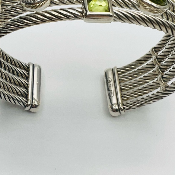 David Yurman Five Row Confetti Peridot
Tourmaline Diamond Bracelet - Picture 8 of 9